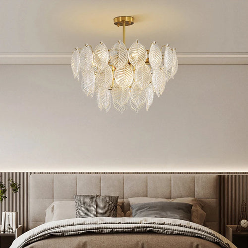 lustre moderne en verre pour décoration intérieure élégante et raffinée - vue 6 sur 11