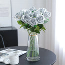 fleurs de roses artificielles en soie pour décorations romantiques