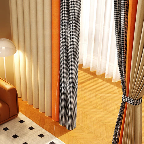 Rideau occultant moderne minimaliste pour salon et chambre - vue 3 sur 10