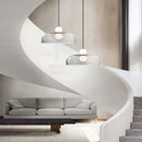 Nordic Glass Chandelier Double Balls Pendant Light Suspension Hanging Lamp for Kitchen Dining Room