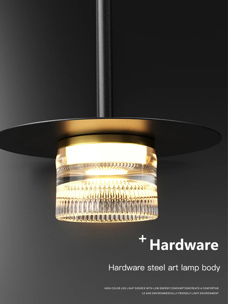 suspension à led nordique pour décoration intérieure moderne - vue 5 sur 12