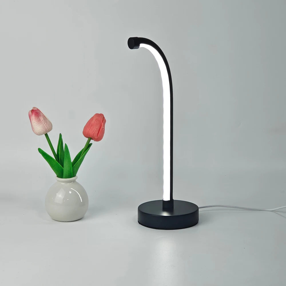 lampe de table led tactile ambiance réglable trois couleurs - vue 6 sur 7