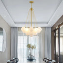 suspension moderne en verre pour décoration intérieure élégante