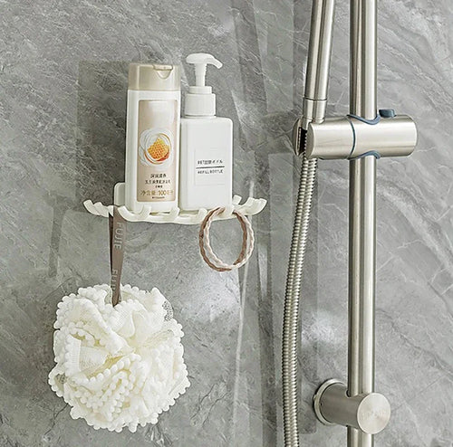 étagère murale de drainage pour savon sans perforation haut de gamme - vue 5 sur 8