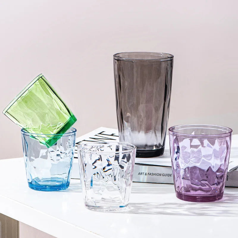 Verres à vin incassables acrylique réutilisables buffet fêtes - vue 7 sur 22