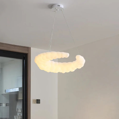 lustre lune design nuage pour décoration intérieure enfant - vue 3 sur 10