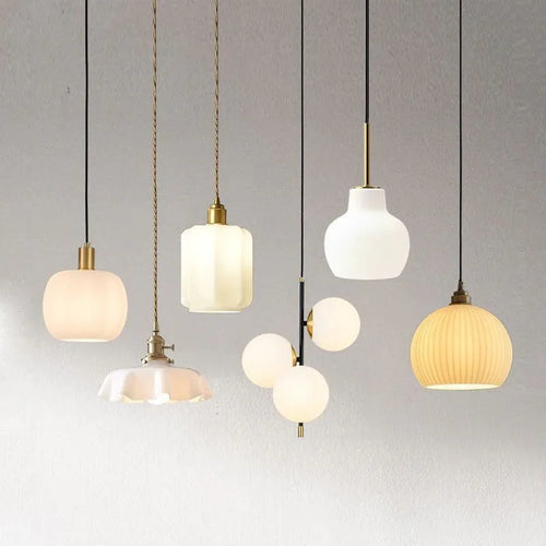 Suspension LED en cuivre rétro - vue 2 sur 12