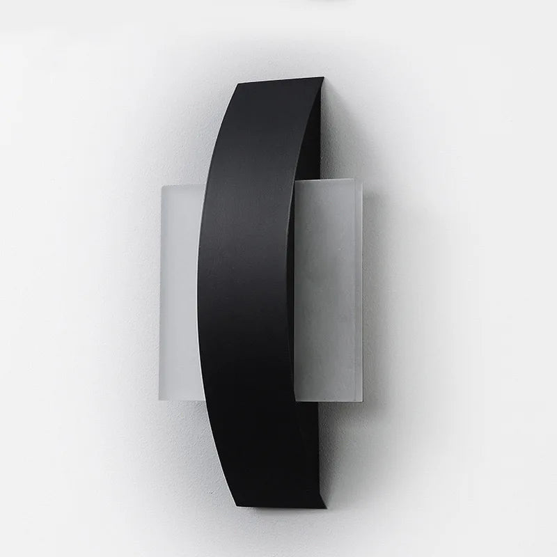 applique murale led moderne décorative simple rond ou carré - vue 5 sur 10