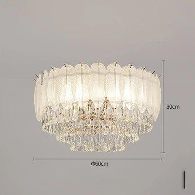 plafonnier cristal design moderne pour décoration intérieure élégante - vue 8 sur 12