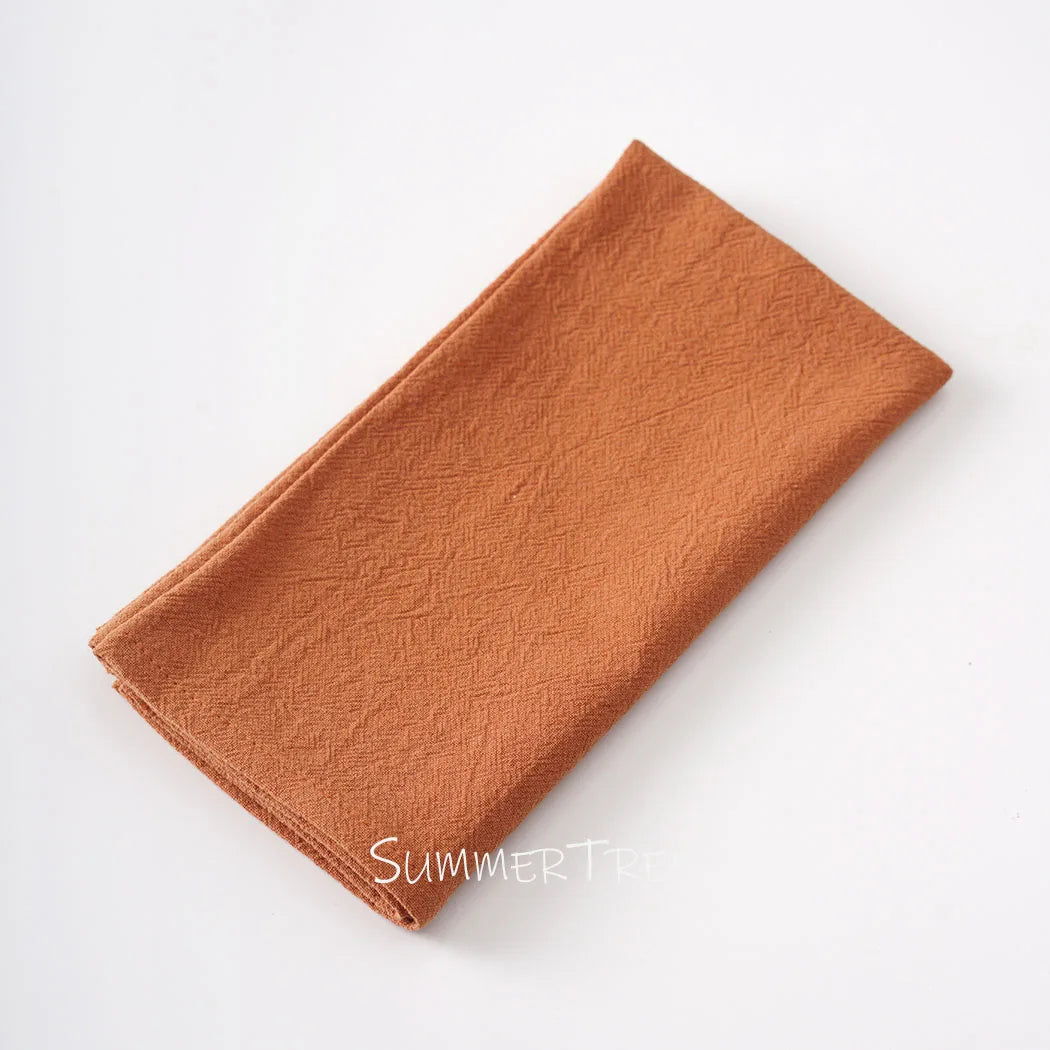 Serviette de table coton style mediterraneen lot 24 - vue 4 sur 6