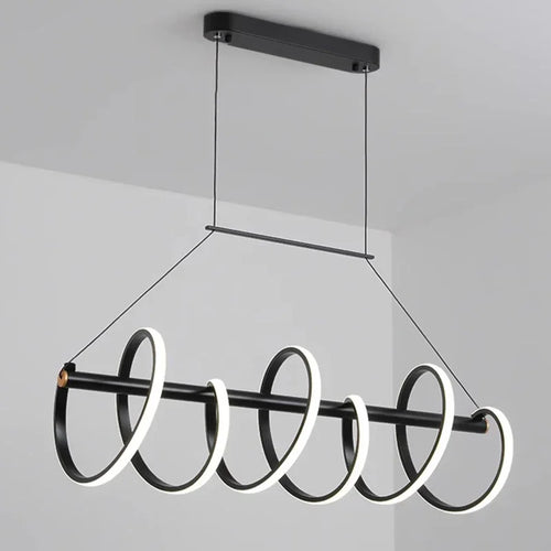 lustre moderne suspension éclairage intérieur suspension - vue 7 sur 6