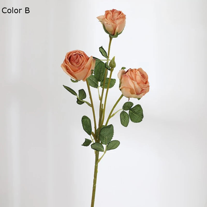 têtes de peinture à lhuile fleur de rose décoration florale mariage - vue 7 sur 11