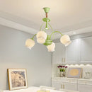 2023 Modern Green Hanging Ceiling Lamp LED Creative Aromatherapy Candle Design Pendant Chandelier Light For Home Bedroom