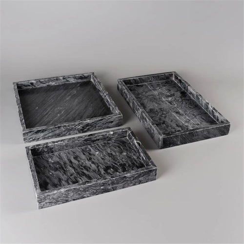 plateau en marbre léger pour rangement bijoux et accessoires élégants - vue 5 sur 10