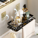 etagère murale sans perçage pour rangement de salle de bain et cuisine