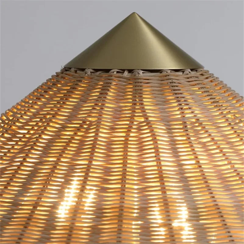lampadaire vintage en bois style scandinave pour décoration intérieure - vue 9 sur 8