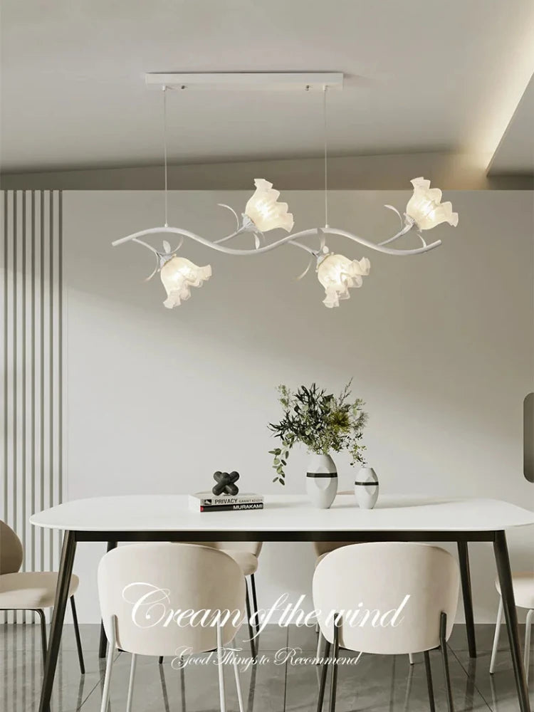 suspension à fleurs de style pastoral pour décoration intérieure - vue 6 sur 14