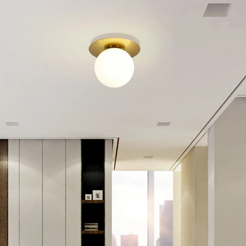 Luminaire Boule Verre Moderne Techo Colgantes - vue 4 sur 12