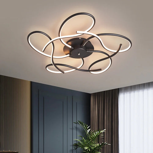 plafonnier moderne minimaliste design luminaire intérieur élégant - vue 4 sur 10