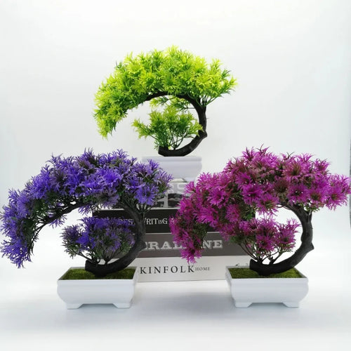 plantes artificielles bonsaï décoratif pour bureau et maison - vue 2 sur 9