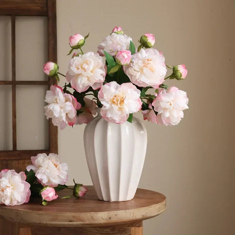 fleurs artificielles en soie pour décoration de café et restaurant - vue 6 sur 10