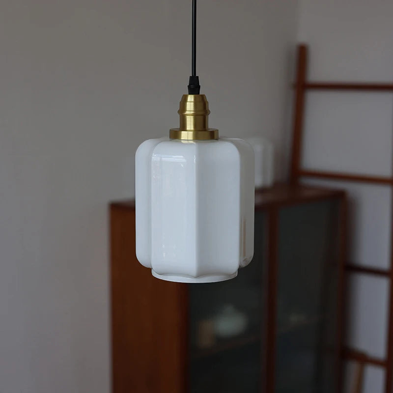 suspension en verre japonais design scandinave pour intérieur élégant - vue 3 sur 8