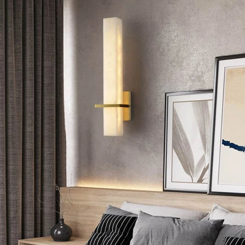 applique murale en cuivre léger lampe LED design moderne pour intérieur - vue 4 sur 7