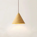 Suspension design conique Japonais vent calme noyer noir bois