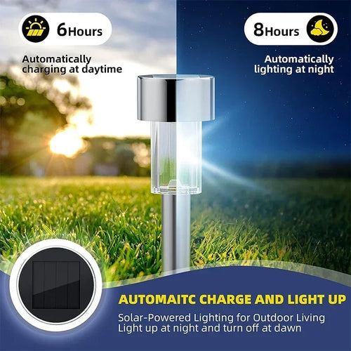 lampes solaires d'extérieur pour jardin et décoration de paysage - vue 3 sur 9