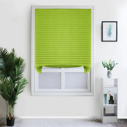 Store plissé occultant tissu pour fenêtre chambre cuisine - vue 9 sur 16