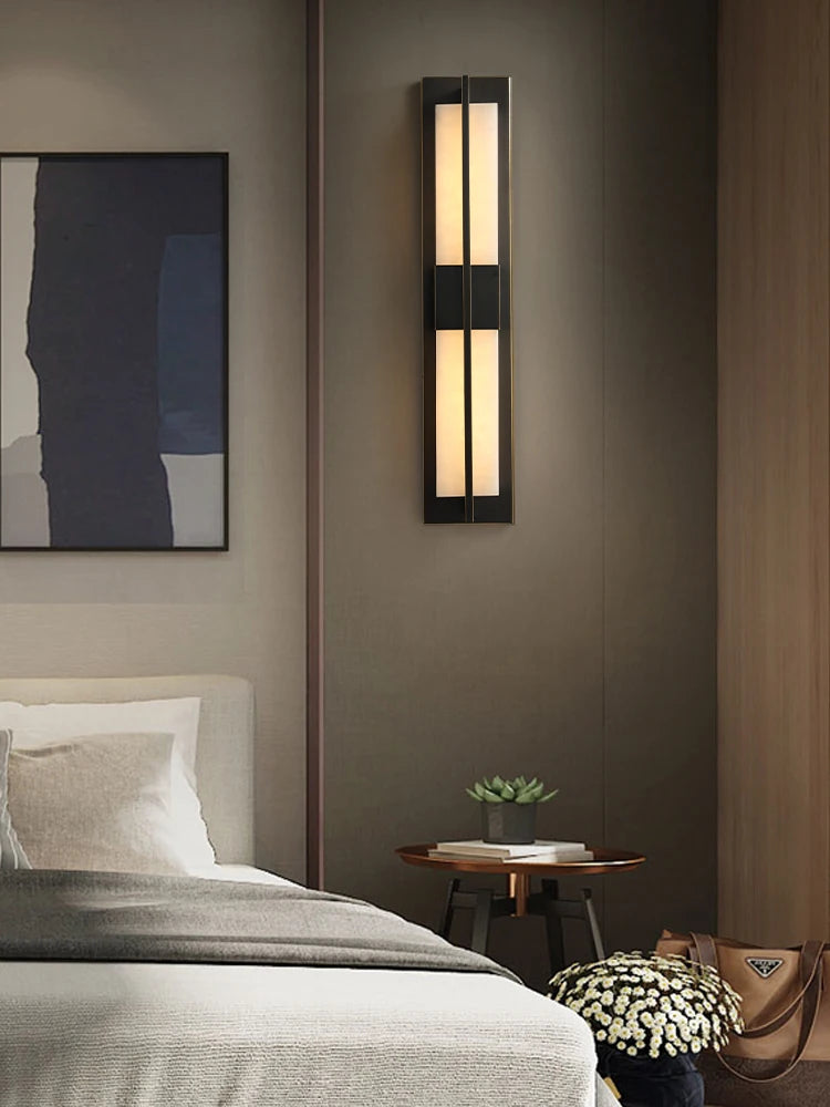 applique murale en marbre naturel design élégant pour intérieur moderne - vue 4 sur 8