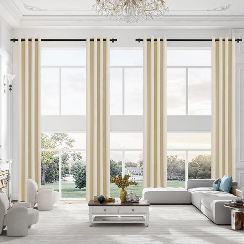Rideau occultant sur mesure grande hauteur style moderne - vue 2 sur 10
