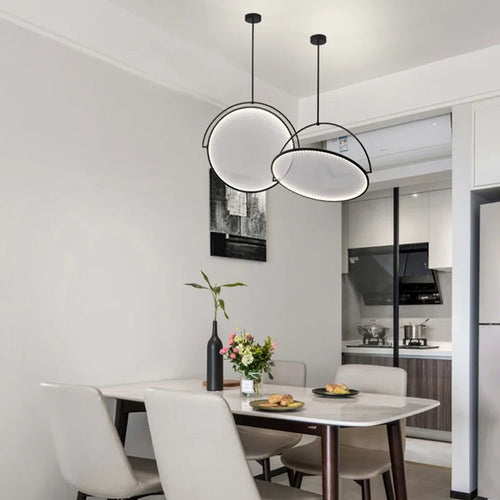 lustre moderne design italien pour décoration intérieure lumineuse - vue 4 sur 9
