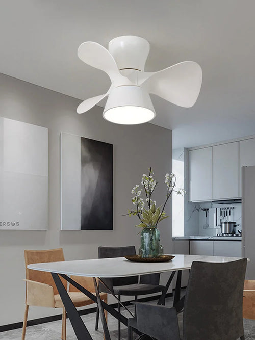 lustre moderne à led avec ventilateur pour intérieur - vue 4 sur 10
