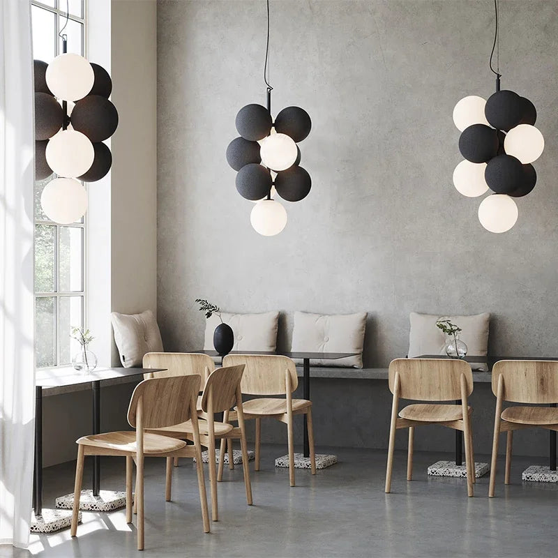 suspension en flanelle style nordique créatif pour espaces modernes - vue 4 sur 10