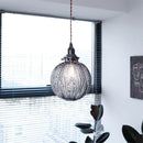 suspension en verre design moderne style loft nordique décoratif