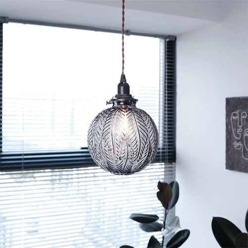 suspension en verre design moderne style loft nordique décoratif - vue 6 sur 10