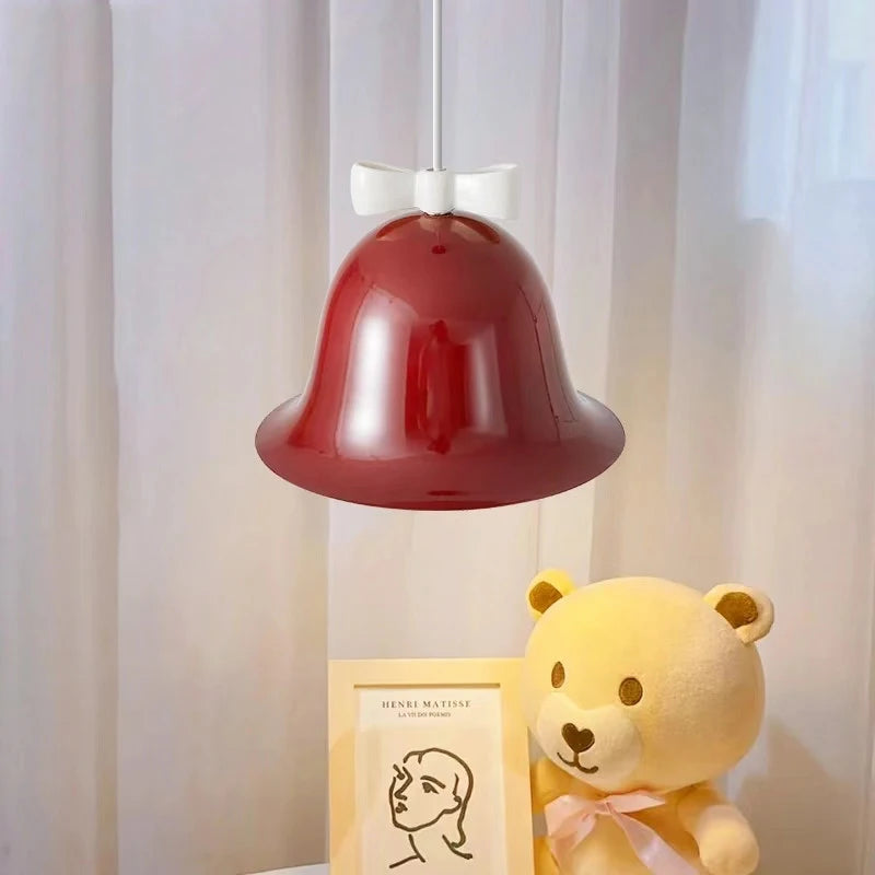 Suspension pour enfants avec nœud papillon lampe suspendue colorée pour salon Table de Bar