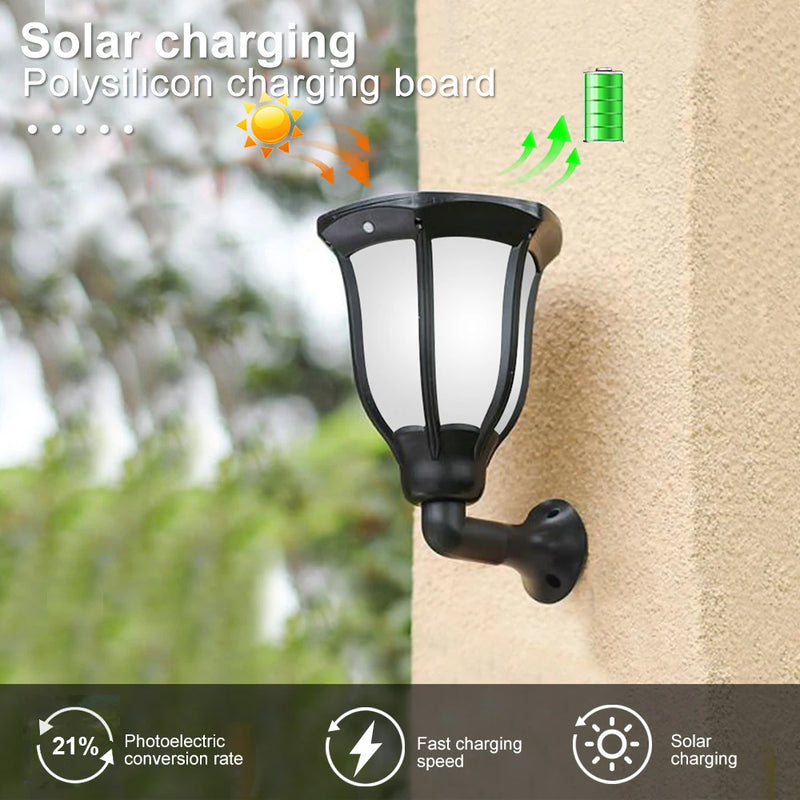 lampe torche solaire flamme vacillante pour jardin et allée étanche