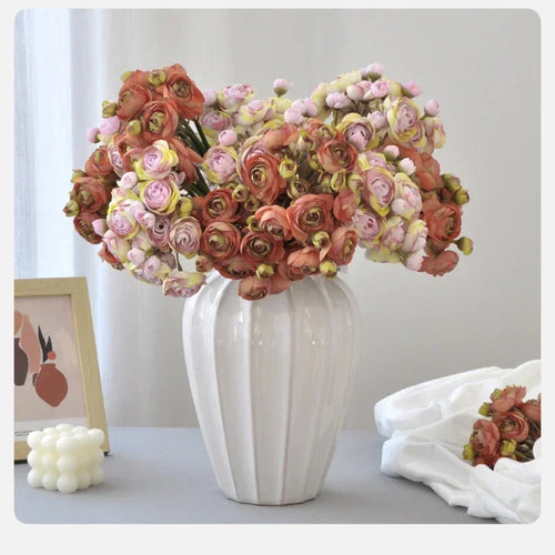 bouquet de roses artificielles pour décoration de balcon - vue 2 sur 22
