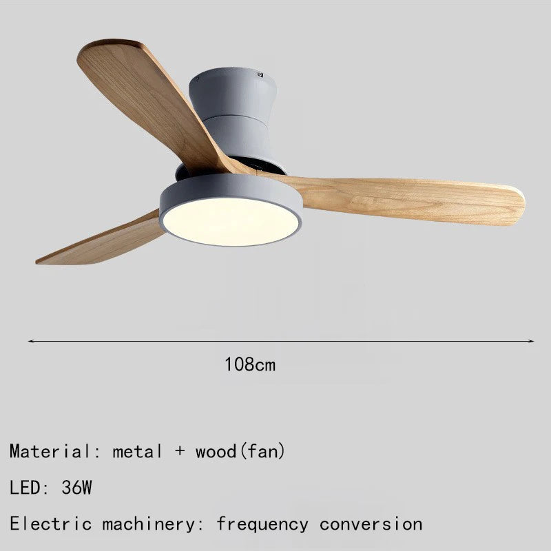 ventilateur de plafond moderne avec lumière design pour intérieur - vue 13 sur 14