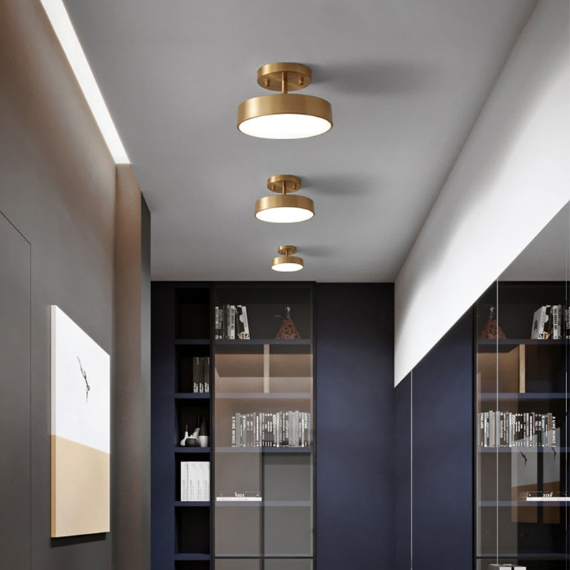 Celio modern minimalist metal LED ceiling light