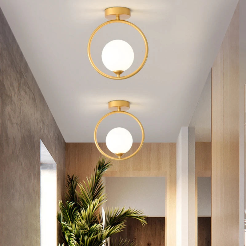 Plafonnier Nordique Simple Moderne - vue 7 sur 16