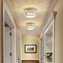 lustre en cristal led rond de luxe pour éclairage intérieur
