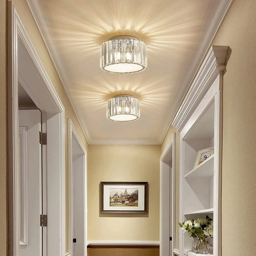 lustre en cristal led rond de luxe pour éclairage intérieur - vue 2 sur 7