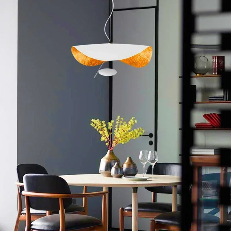 suspension en cuivre design moderne pour éclairage intérieur - vue 4 sur 8