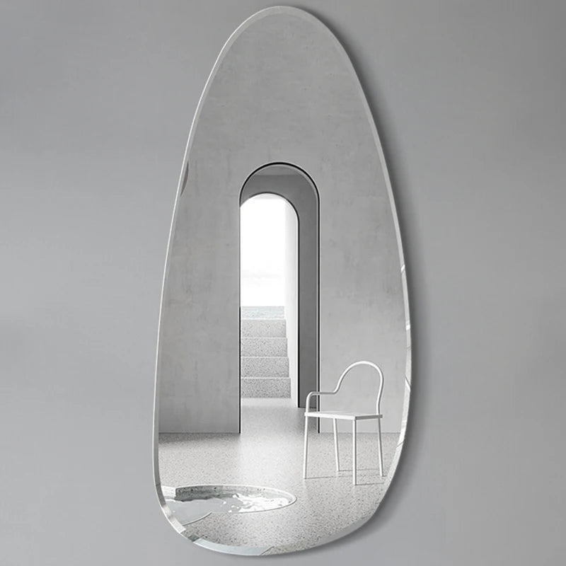 miroir moderne nordique grand pour décoration intérieure esthétique - vue 6 sur 9