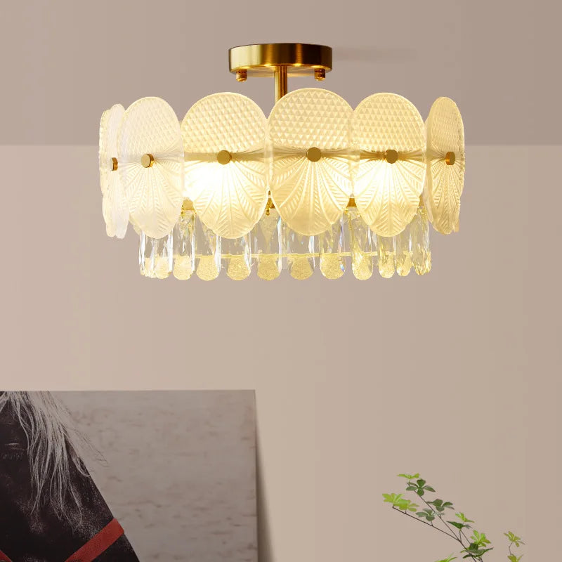 suspension moderne en cristal design pour intérieur élégant - vue 5 sur 9
