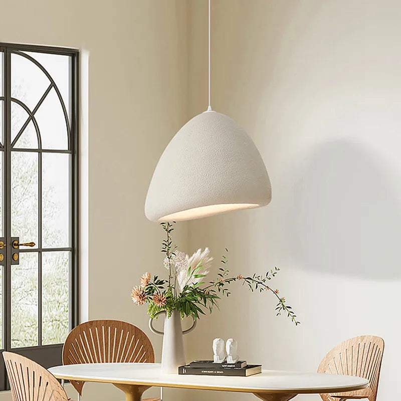 japonais wabi sabi led loft lampes suspendues - vue 2 sur 11