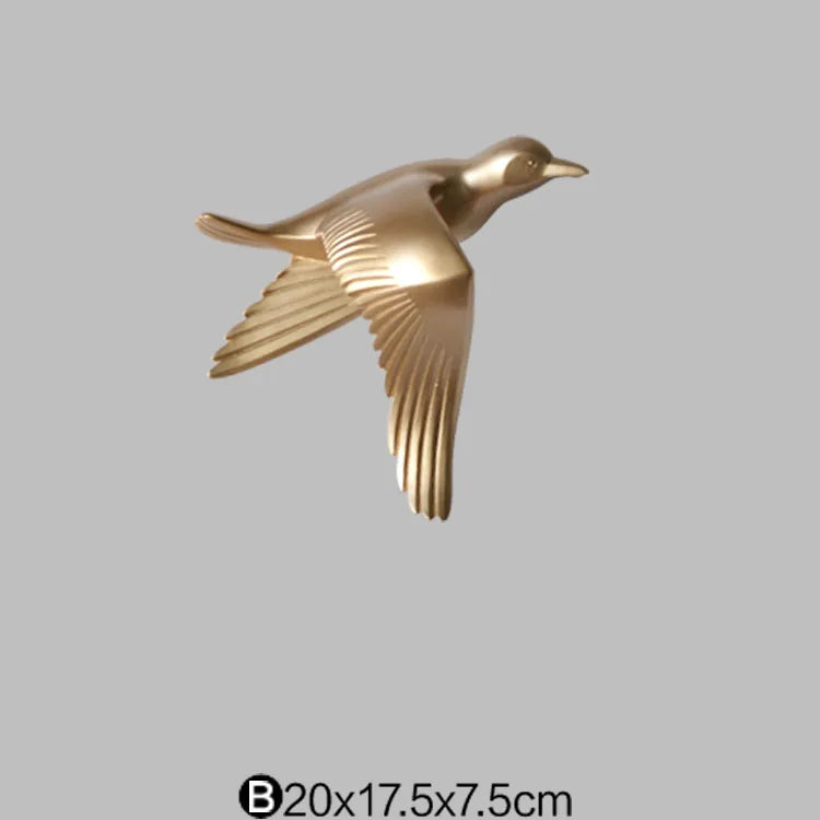 décoration murale créative en forme de mouette décoratif - vue 36 sur 36